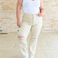 Judy Blue - High Rise Distressed Straight Jeans - Plus