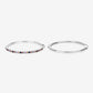 2.24 Carat Genuine Multi Sapphire .925 Sterling Silver Earrings