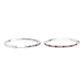 2.24 Carat Genuine Multi Sapphire .925 Sterling Silver Earrings