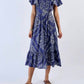 Beyond By Vera - Leni V Neck Midi Dress