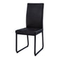 Dining Chair Side Upholstered, For Dining Room (Set of 2) - Black