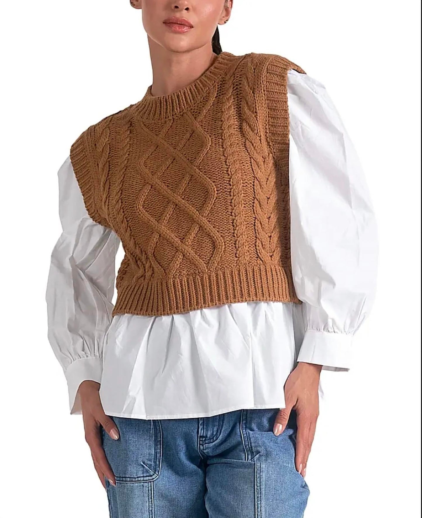 Elan - Sweater Vest Layered