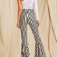Andree By Unit - Paige Striped Bell Bottoms Pant