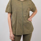 Very J - Washed Stretchy Knit Activewear Top & Shorts