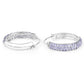 3.06 Carat Genuine Tanzanite .925 Sterling Silver Earrings