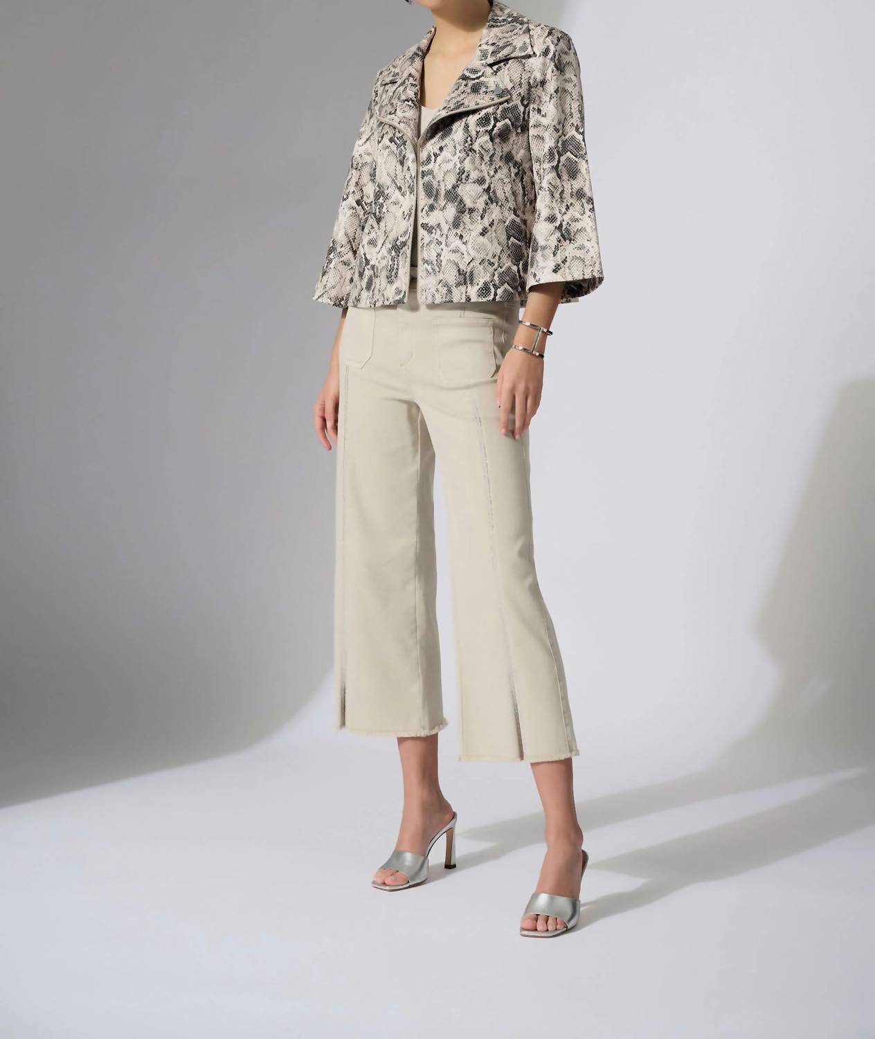 Joseph Ribkoff - Silky Knit Python Print Swing Jacket