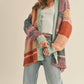 &Merci - Oversized Color Block Cardigan