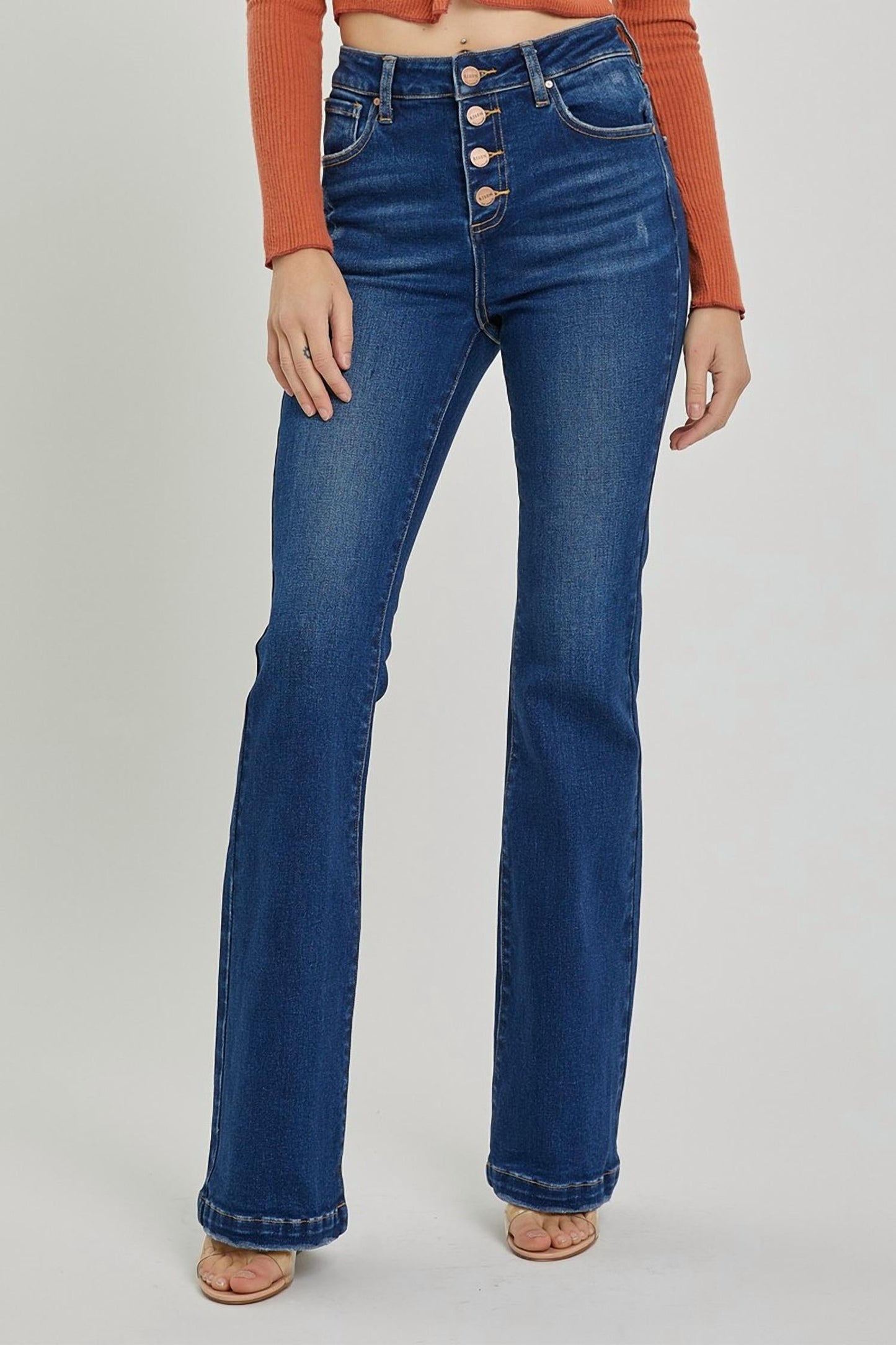 Risen - Fresh Start High Rise Boot Cut Jeans