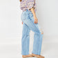 Judy Blue - High Waisted Rigid Magic 90's Destroy Straight Jeans