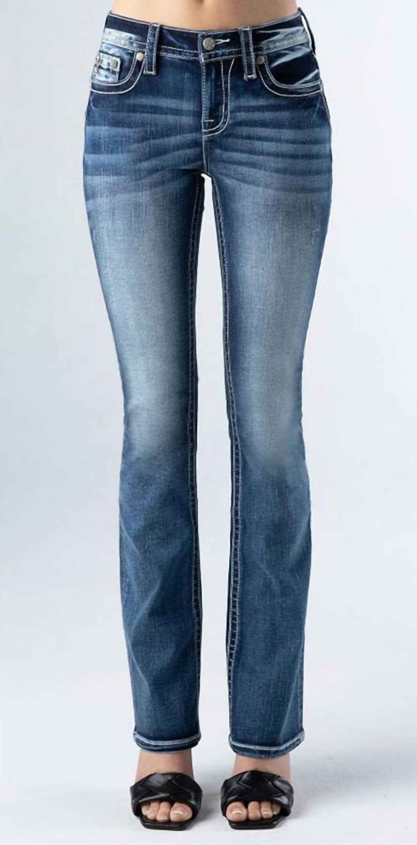 Miss Me - Mid-rise Boot Cut Jean