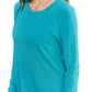 Basic Bae - Luxe Long Sleeve Top With Pockets