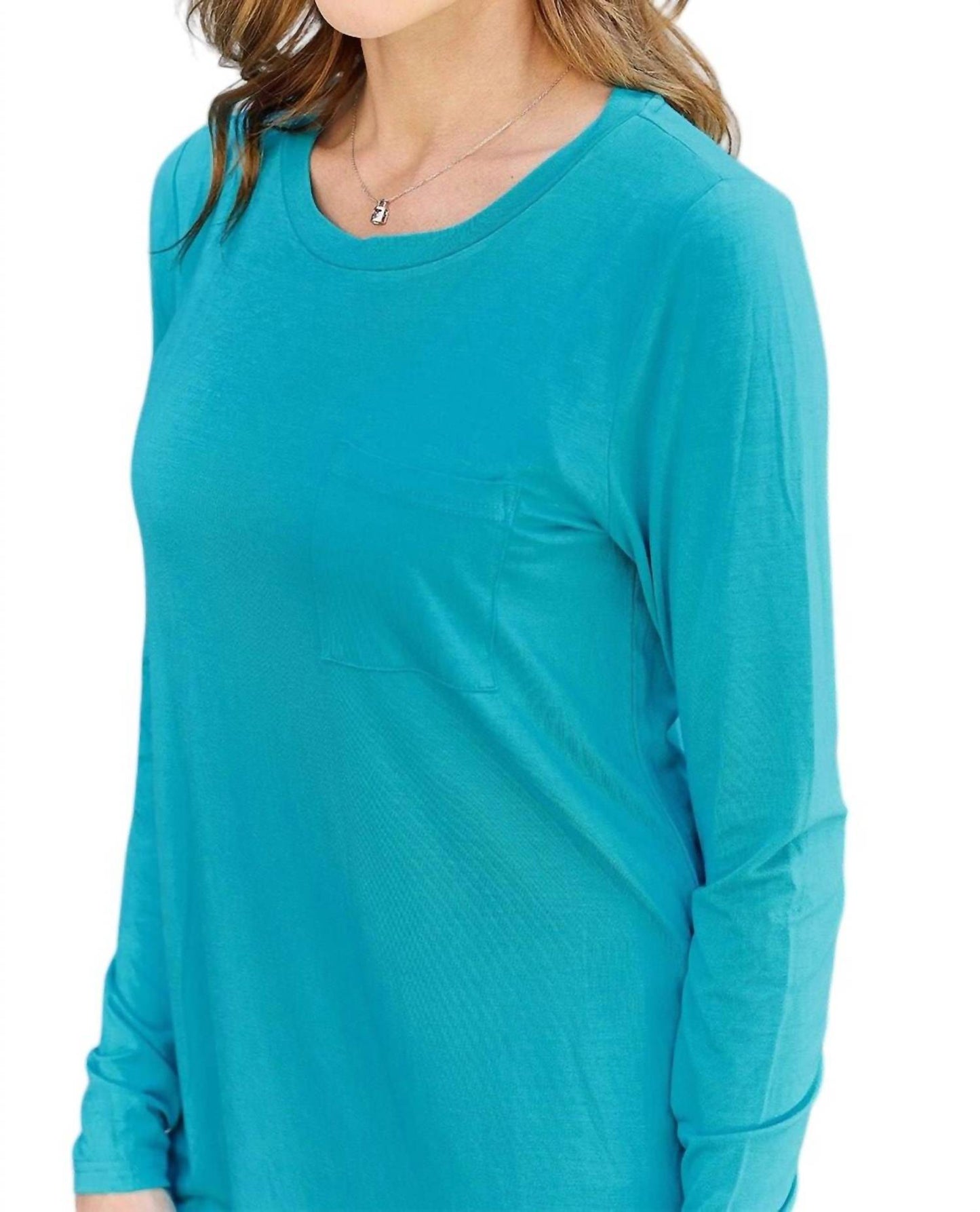 Basic Bae - Luxe Long Sleeve Top With Pockets