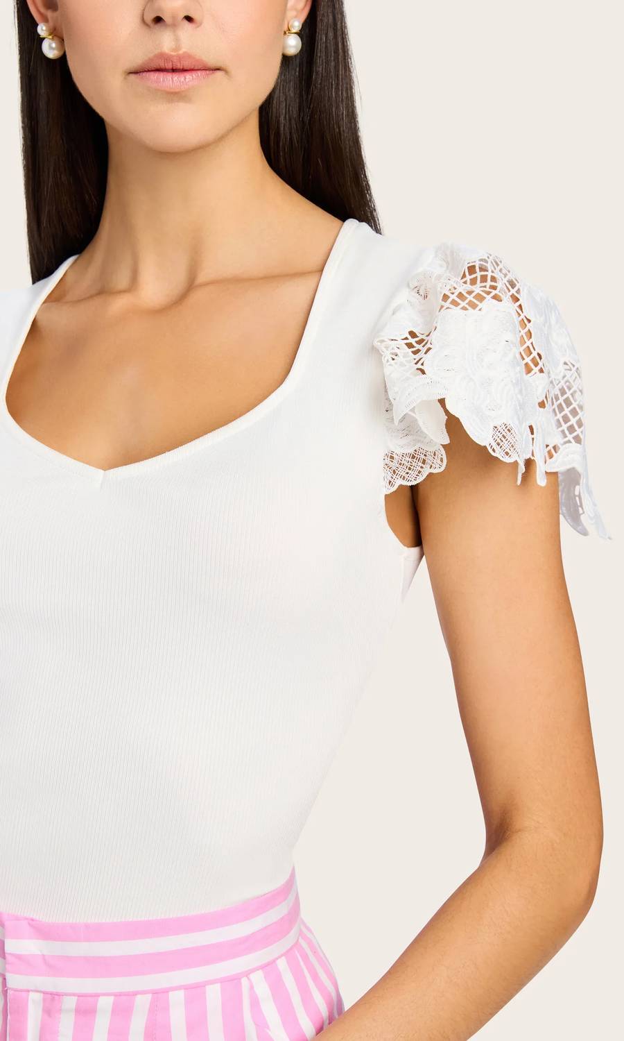 Generation Love - Kika Lace Combo Top