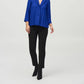 Joseph Ribkoff - Pleated 3/4 Sleeve Trapeze Jacket