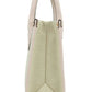 Michael Kors - Women's Mirella Canvas Shopper Crossbody Handbag Purse Small