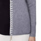Charlie B - Color Block Sweater With Stitch Detail