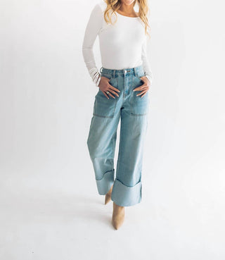 Falcon Park - Novah Wide Leg Jeans