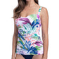 Profile By Gottex - Scoop Neck Shirred Underwire Tankini Top