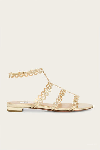 Aquazzura - Women's Infinity Chain Sandal Flat