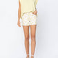 Judy Blue - Flower Print Mid-Rise Shorts
