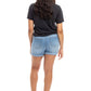 1822 Denim - Mid-rise Roll Cuff Jean Shorts