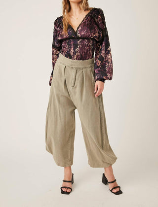 Free People - Worth The Wait V-neck Long Sleeve Bodysuit