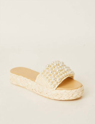 Btb Los Angeles - Women's Milos Pearl Espadrille Sandals
