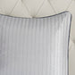 12 Piece Comforter Set with Cotton Bed Sheets Navy Queen