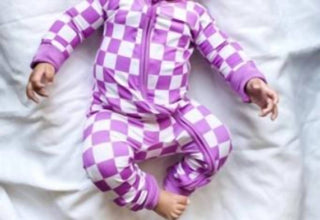 Jensen’S Jammies - Aria Check Zippy Romper