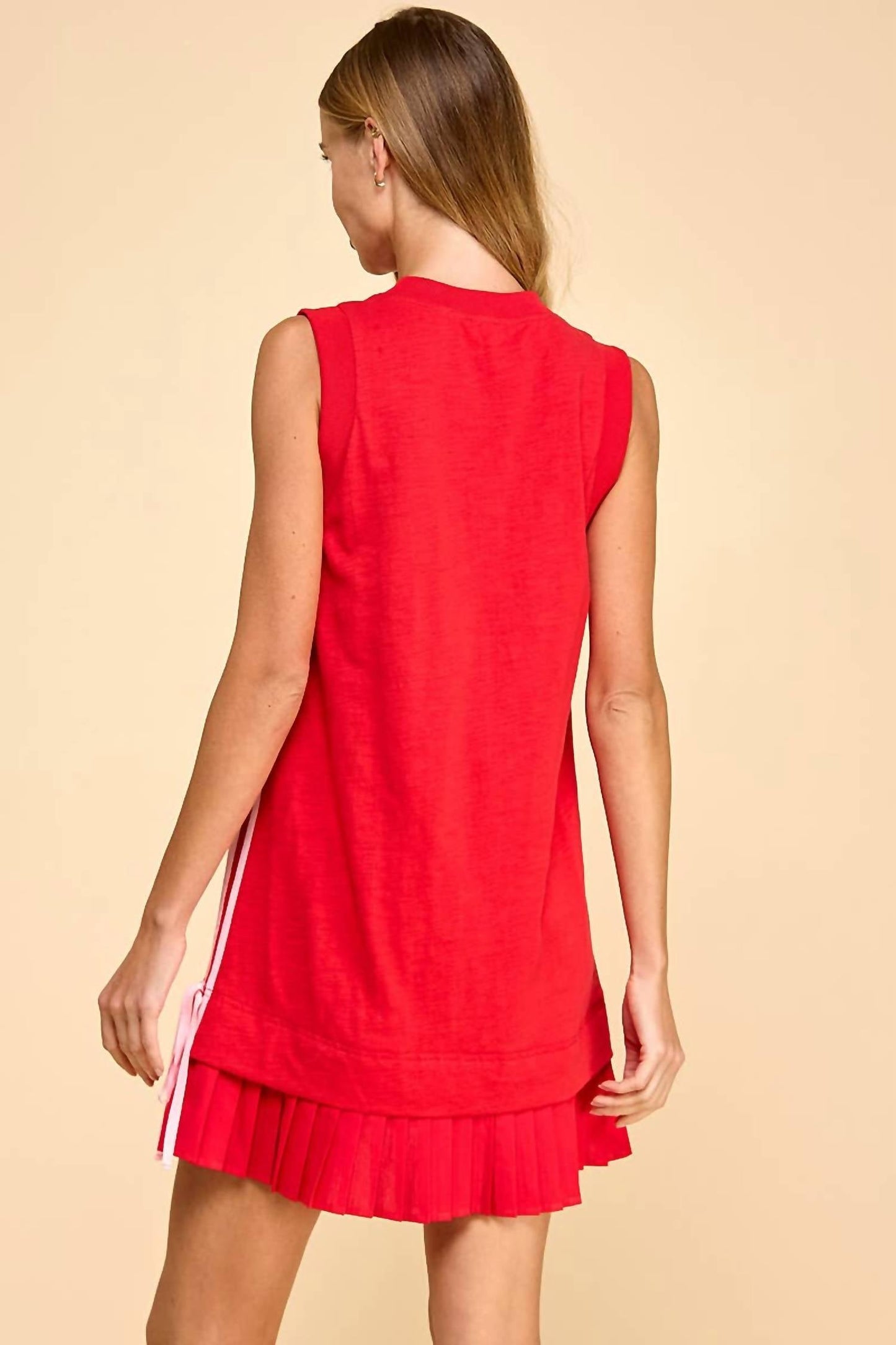 Tcec - Striped Detail Knit Dress