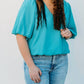 Karen Kane - Women's Puff Sleeve Top