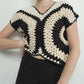Aaron & Amber - Becky Handmade Crochet Sweater Top