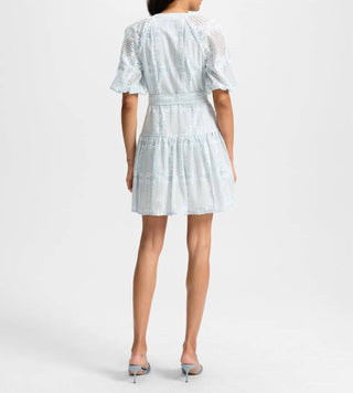 Veronica Beard - Bobbie Eyelet Mini Dress