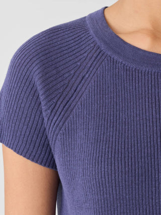 Eileen Fisher - Organic Linen Cotton Jewel Neck Top