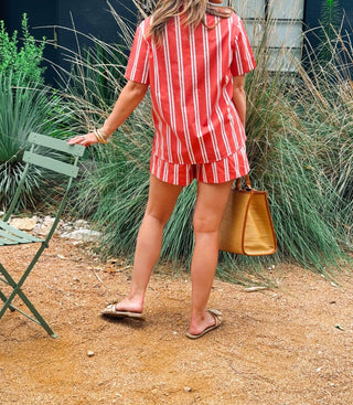 Elan - Taylor Stripe Top