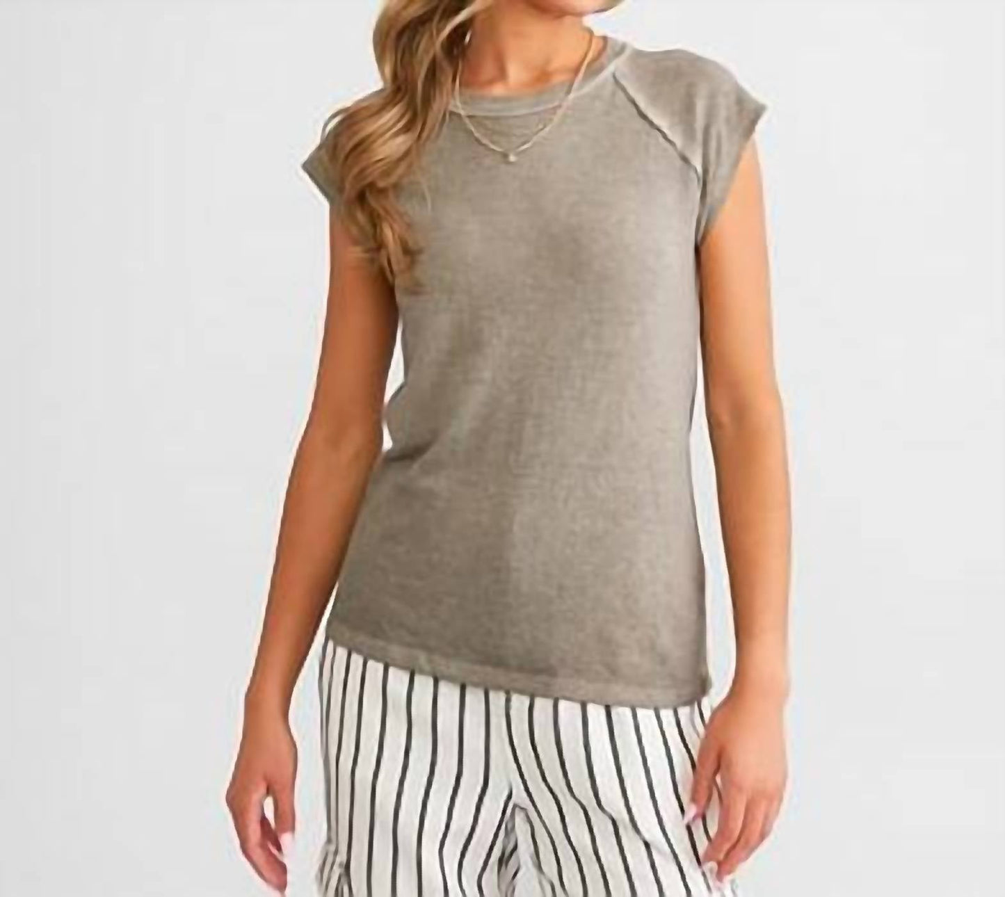 Free People - Riley Crew Neck Tee