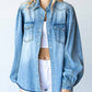 First Love - Kyrisa Balloon Sleeve Denim Top