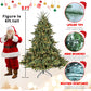 5FT The Full-Bodied Pre-Lit Evergreen Christmas Tree