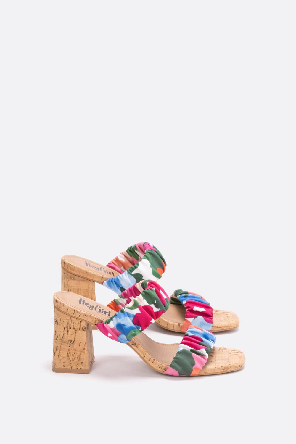 Corkys Footwear - Women's Tropic Like It's Hot Rouched Strap Heel