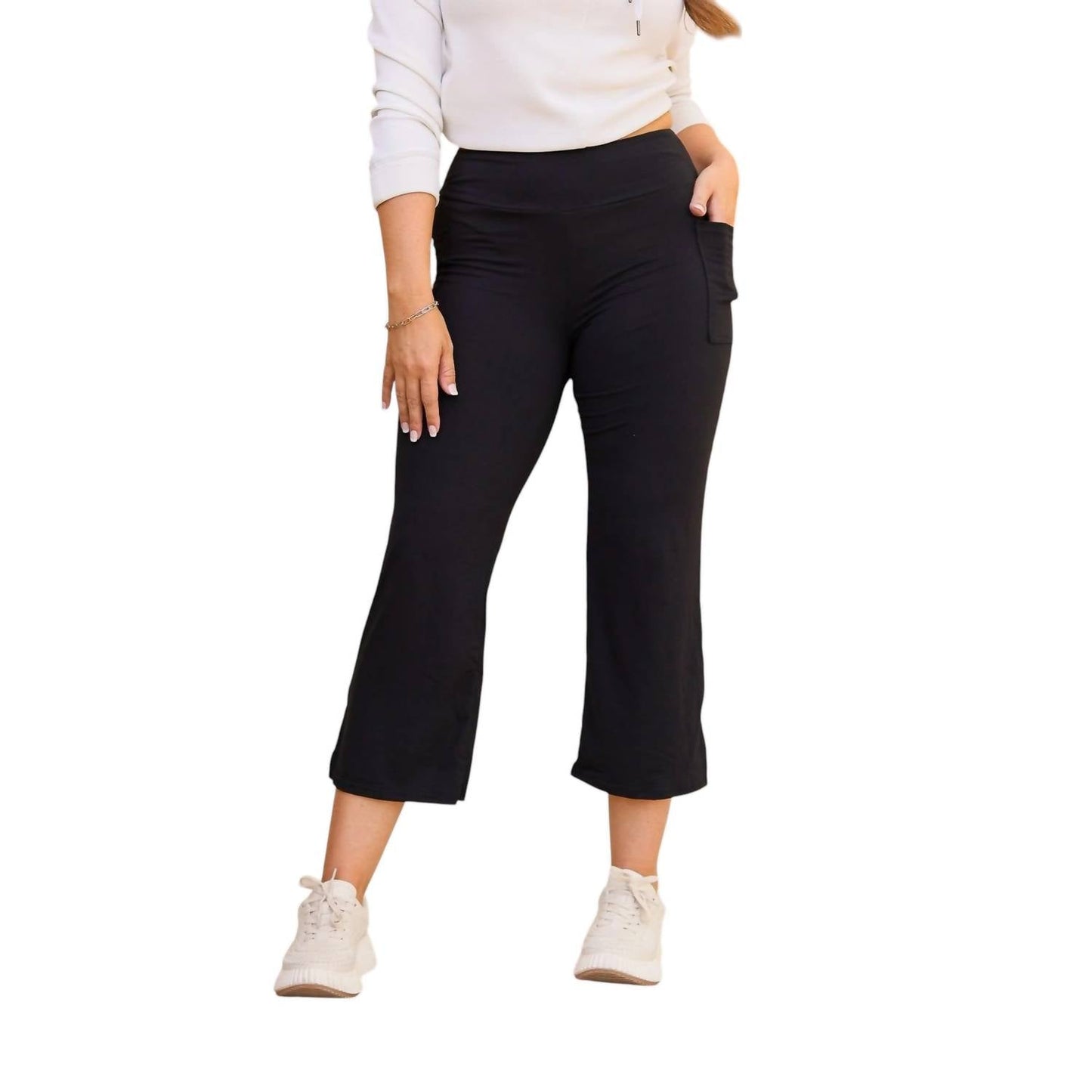 Julia Rose - Gabriella High Waisted Gaucho Pants