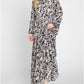 Calista - Oslo Long Sleeve Floral Patterned Tiered Midi Dress