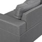 Modern Sectional Sofa Set with L Shape Chaise Lounge and Cup Holders