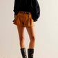 Free People - Vegan Leather Shorts