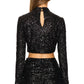 Frame - Cropped Sequin Top