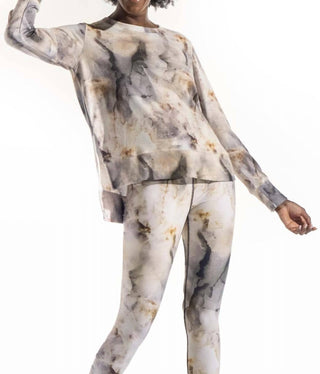 Playground - Soft Dreamy Dye Hi-lo Sweatshirt