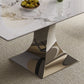 Modern Rectangular Dining Table For 6 With Chairs