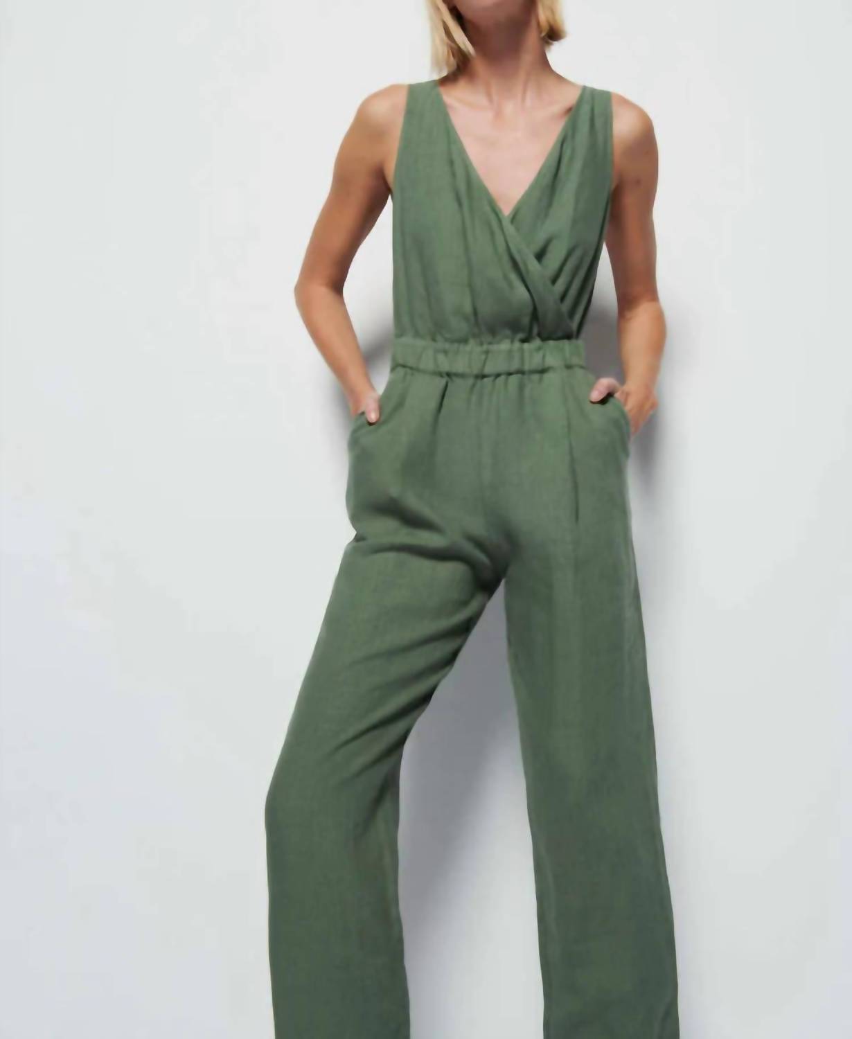 Nation Ltd - Kiara V-neck Jumpsuit