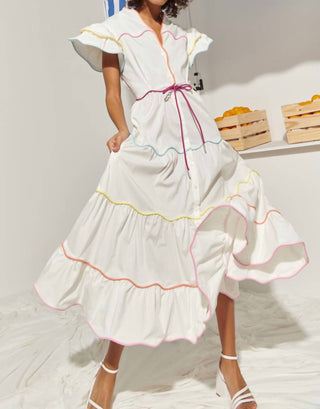 Celia B - Baba Voyager V-neck Midi Dress