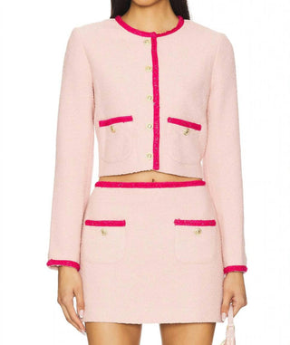 Amanda Uprichard - Braswell Long Sleeve Tweed Jacket