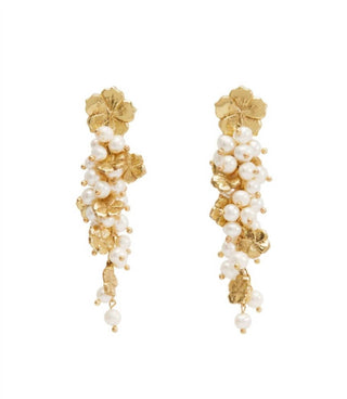 Alemais - Women's Team Spirit Flower & Pearl Earrings